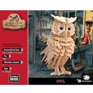 Eureka Gepetto's Workshop Wooden Construction Kit 3D - Owl