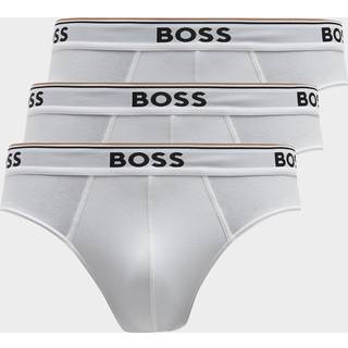 BOSS 3pak briefs i hvid til herre