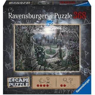 Ravensburger Escape: Midnight in the Garden 368 Piece Jigsaw Puzzle For Voksne - 17278 - En Escape Room -oplevelse i puslespil Multicolor 27 X 20