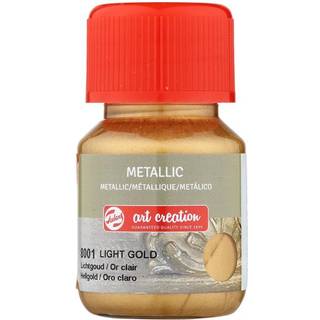 Metallic Maling, 30ml. Light Gold