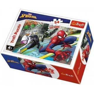 Spiderman: Spidermans tid - mini puslespil med 54 brikker - forskellige