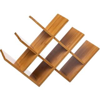 Five - Vinreol i bambus (8 flasker) - Natur - 46,5cm x 16,4cm x 31,8cm - Adeline