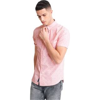 Superdry Classic Shoreditch skjorte med print og korte ærmer