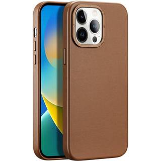 Dux Ducis Grit Læder cover til iPhone 14 Pro Max Brun (MagSafe Kompatibel)