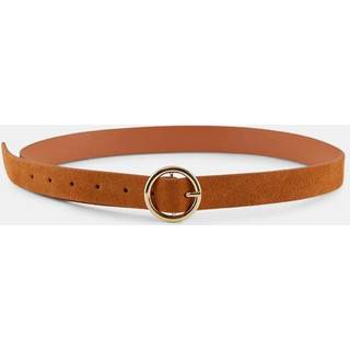 Pieces - Pcjuva Suede Belt - Accessories til hende - Cognac - 75