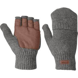 Outdoor Research Men's Lost Coast Fingerless Mitt Pewter, S