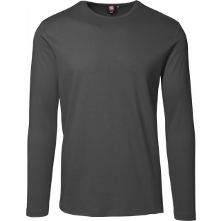 ID Tætsiddende Langærmet T-Shirt Navy
