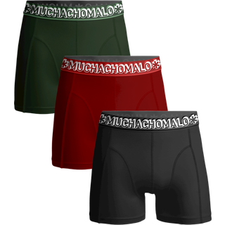 Heren 3-pack Boxershorts Effen