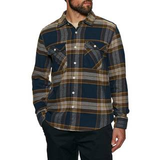 Brixton Bowery Langærmet Flannel Skjorte