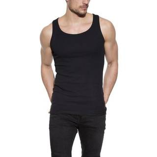 Bread and Boxers Women Ribbed Tank Top - Beige - Medium