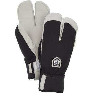 W.S. Wool Terry Split Mitt Black (6)