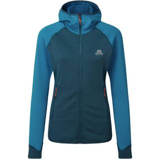 Mountain Equipment Women's Eclipse Hooded Jacket Fleecejakke Damer størrelse 12 farve blå