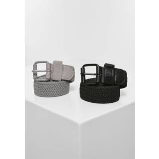 Urban Classics Elastic Belt Set Black/olive