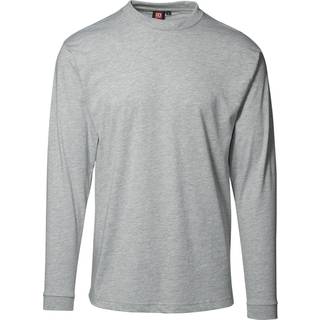 ID Pro Wear Herre Langærmet t-shirt - Grey Melange - 2XL