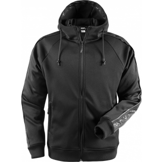 Fristads 131139 Hætte sweatjakke 7464 SSL / Arbejdsjakke Sort XL