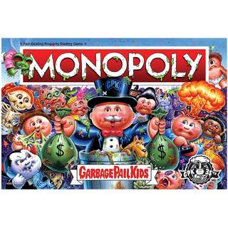 Monopol skraldespande børn | Baseret på Topps Company Garbage Pail Kids Trading Cards | Samlerbart monopolspil | Officielt licenseret affaldsplad
