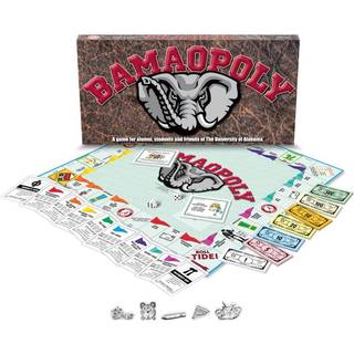 Sent til Sky University of Alabama Bamaopoly Crimson Gray