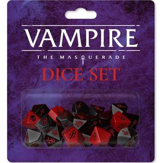 Renegade Games Studios Vampire: The Masquerade Dice Set - For Vampire: The Masquerade Rolleplaying Game New 5th Edition Dice Set
