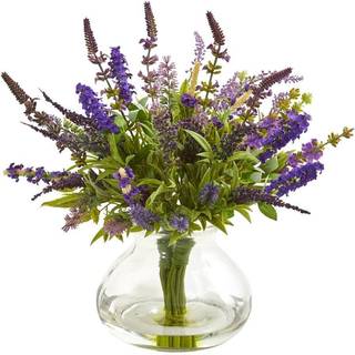 Lavendel Bouquet Artificial Arrangement in Vase