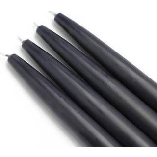 Zest stearinlys 12-delt konisk stearinlys 6-tommer sort