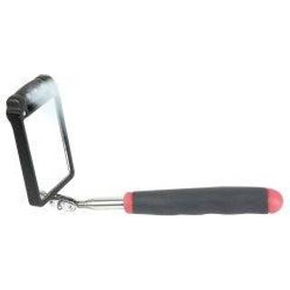 Ullman -enheder htk -2 rektangul?r inspektionsspejl - drejelig gratis teleskopisk spejl med hurtig frigivelse fane rustfrit st?l h?ndtag