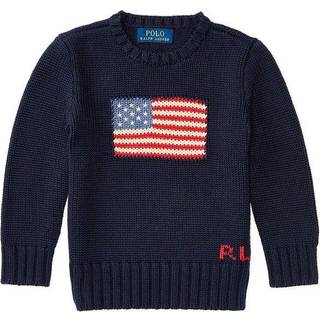 Polo Ralph Lauren Kids Intarsia cotton sweater - blue - Y 1,5