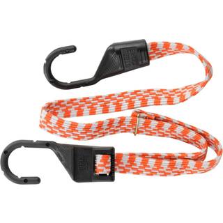 Keeper - 10 tommer til 54 tommer. Justerbar flad Bungee Cord Multicolor