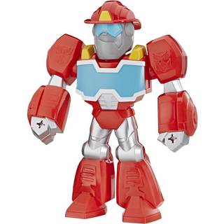 Transformers Playskool Heroes Rescue Bots Academy Mega Mighties Heatwave the Fire-Bot 10-tommer Robot Action Figure Collectible Toys for Kids Ald