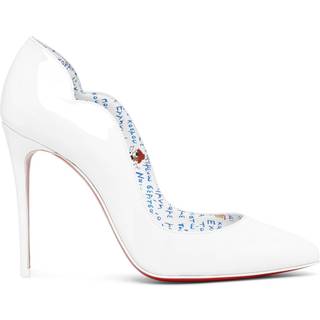Christian Louboutin Hot Chick 100 patent leather pumps - white - EU 39