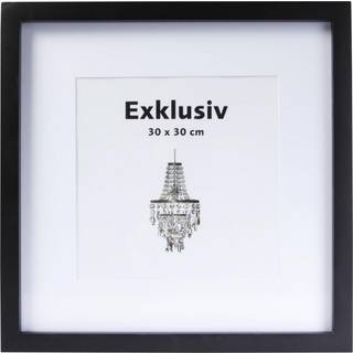 Ramme Exklusiv Sort 15x15 cm
