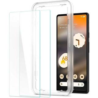 Spigen Glass AlignMaster 2 Pack - clear - Google Pixel 6a