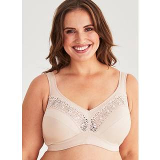 Swegmark Cotton Star Soft Bra - Beige - D 105
