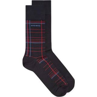 BOSS 2-pak Logo Mercerized Cotton Sock - Darkblue - Str 39/42 * Kampagne *