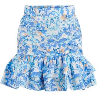 Pieces dame nederdel PCSHADOW - Tanager Turquoise Flower - L