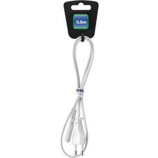 Proove Apparatkabel 2-polig 0,8m Vit