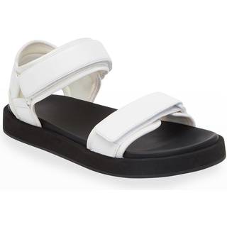 The Row Hook and Loop leather sandals - white - EU 37