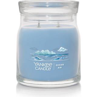 Yankee Candle Ocean Air Duftende signatur 13oz Medium Jar 2-Wick Candle Over 35 timers forbr?ndingstid