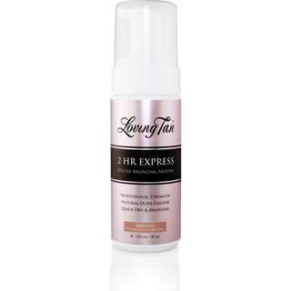 Loving Tan 2 Hr Express Mousse Medium-Streak-Free Natural Tan op til 5 applikationer Grusomhedsfri hudlæge-testet 6,7 fl oz