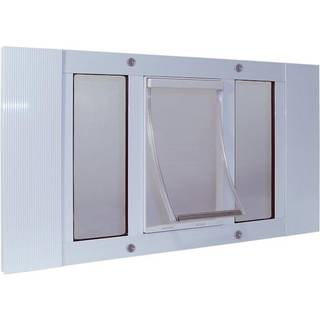 Perfekt k?ledyr Tubby Kat Cat Door med 4 vejl?s og Lexan -klap 7 1/2 """" X 10 1/2 """" Klapst?rrelse