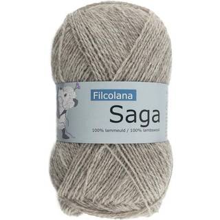 Saga fra Filcolana i mange farver (tyndt uldgarn) - 334 Lys pudder - 100% Uld