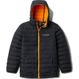Powder Lite™ Boys Hooded Jacket JR Black (XS)