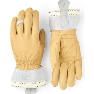 Hestra Skullman 5 Finger Handsker størrelse 6 farve beige