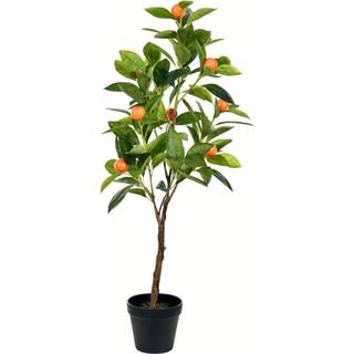 Vickerman Everyday 29 """" Kunstig potte orange tr? - sort plastikpotte - Lifelife Home eller Office Decor - Faux Potted Tree - Vedligeholdelsesfri