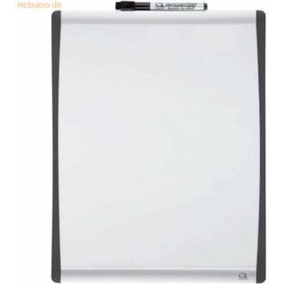 Nobo WB tavle m/buet ramme hvid 33,5x28cm