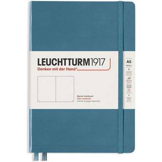 Notizbuch Medium blanko Hardcover A5 - Blue Stone