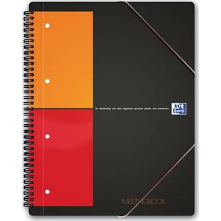 5 x Oxford MeetingBook notesbog A4+ kvadreret