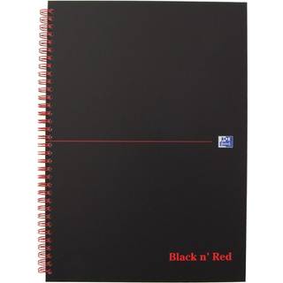 Oxford Black n´Red karton notesbog A5 linieret