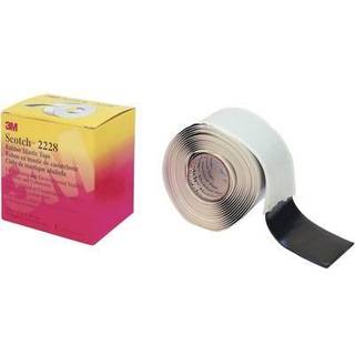 Mastiktape 2228 m/gummiryg 50mm×3m sort