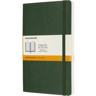 Moleskine notesbog Classic soft linieret Large 13x21cm grøn