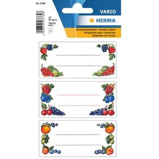 Herma stickers med bær, 4 ark